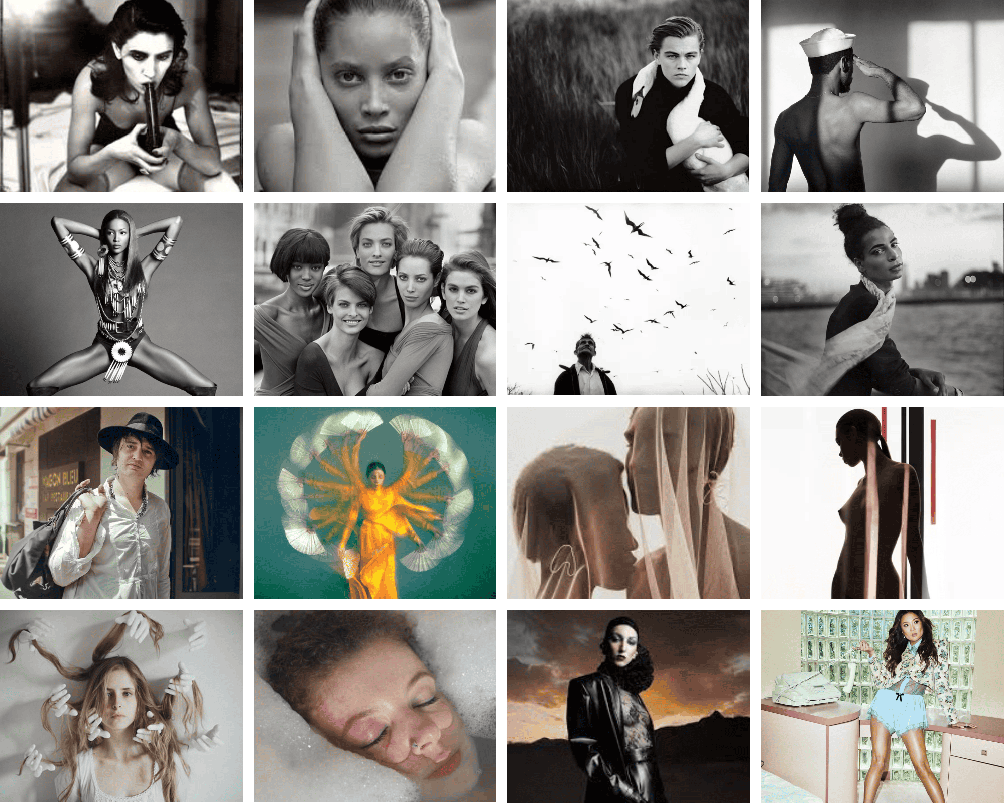 Collage Fotografía Editorial Clásicos y Contemporáneos